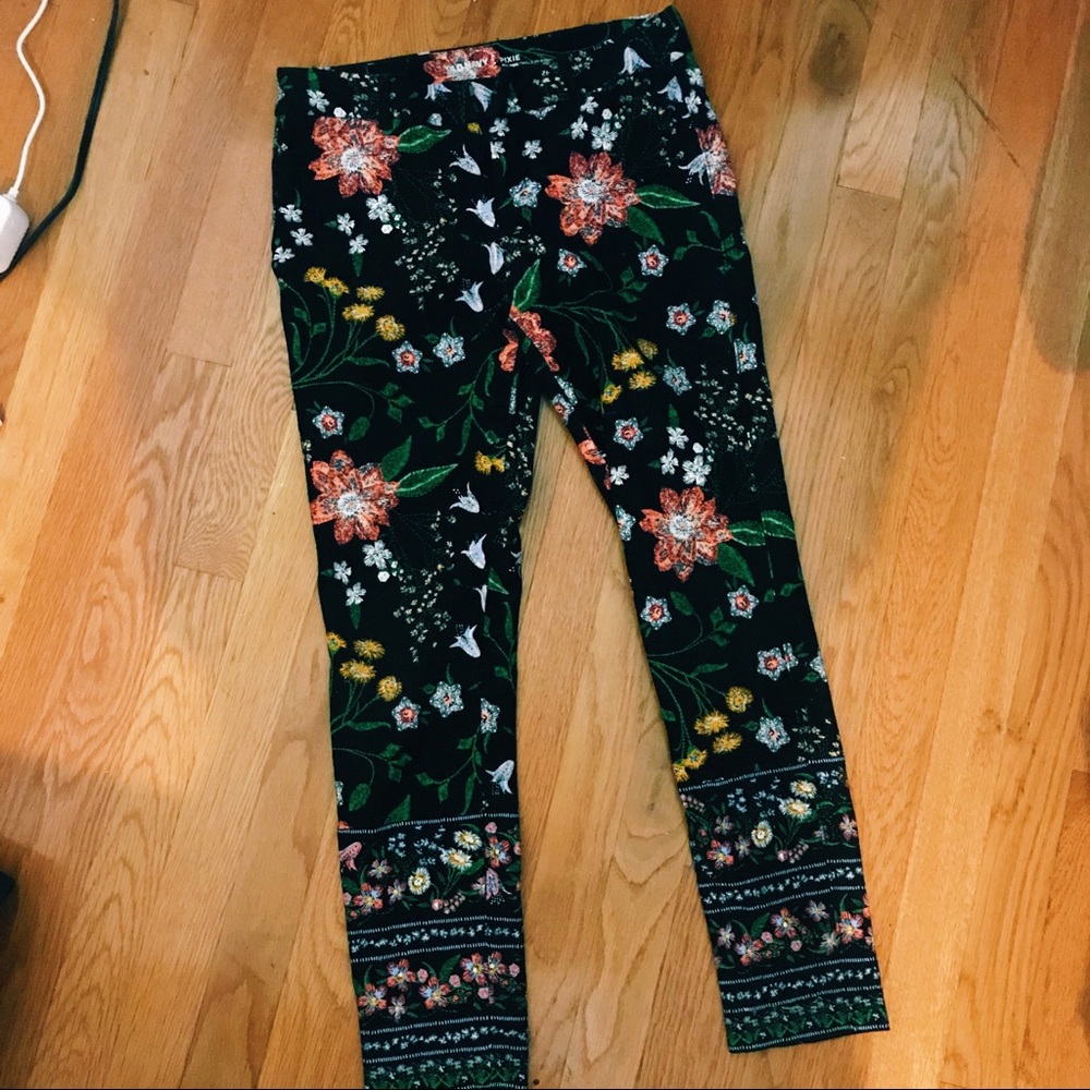 Old Navy Floral Pixie Pants